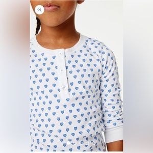 Kids Hearts Pajamas/ Blue